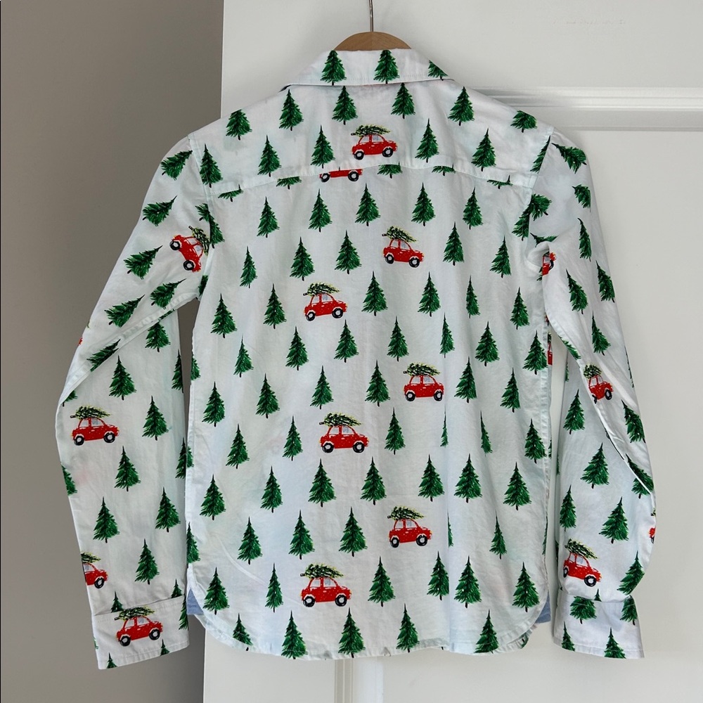 Tuk-Tuk Designs "Bringing Home the Tree" Shirt Sz 11-12 w MEASUREMENTS Xmas - Picture 13 of 15
